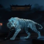 The Maltese tiger seen stalking through a village at night
